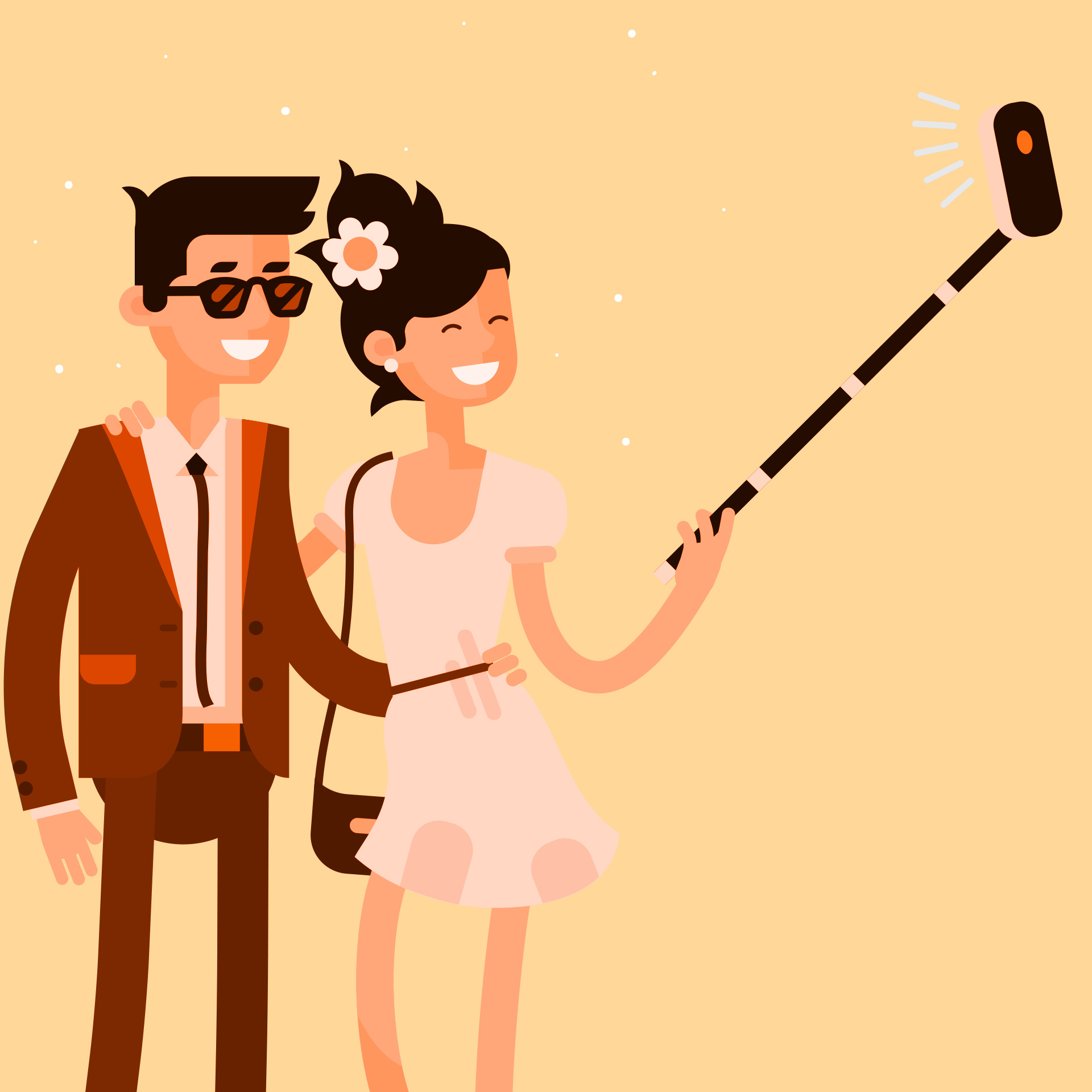 Tomarte una selfie con alguien famoso