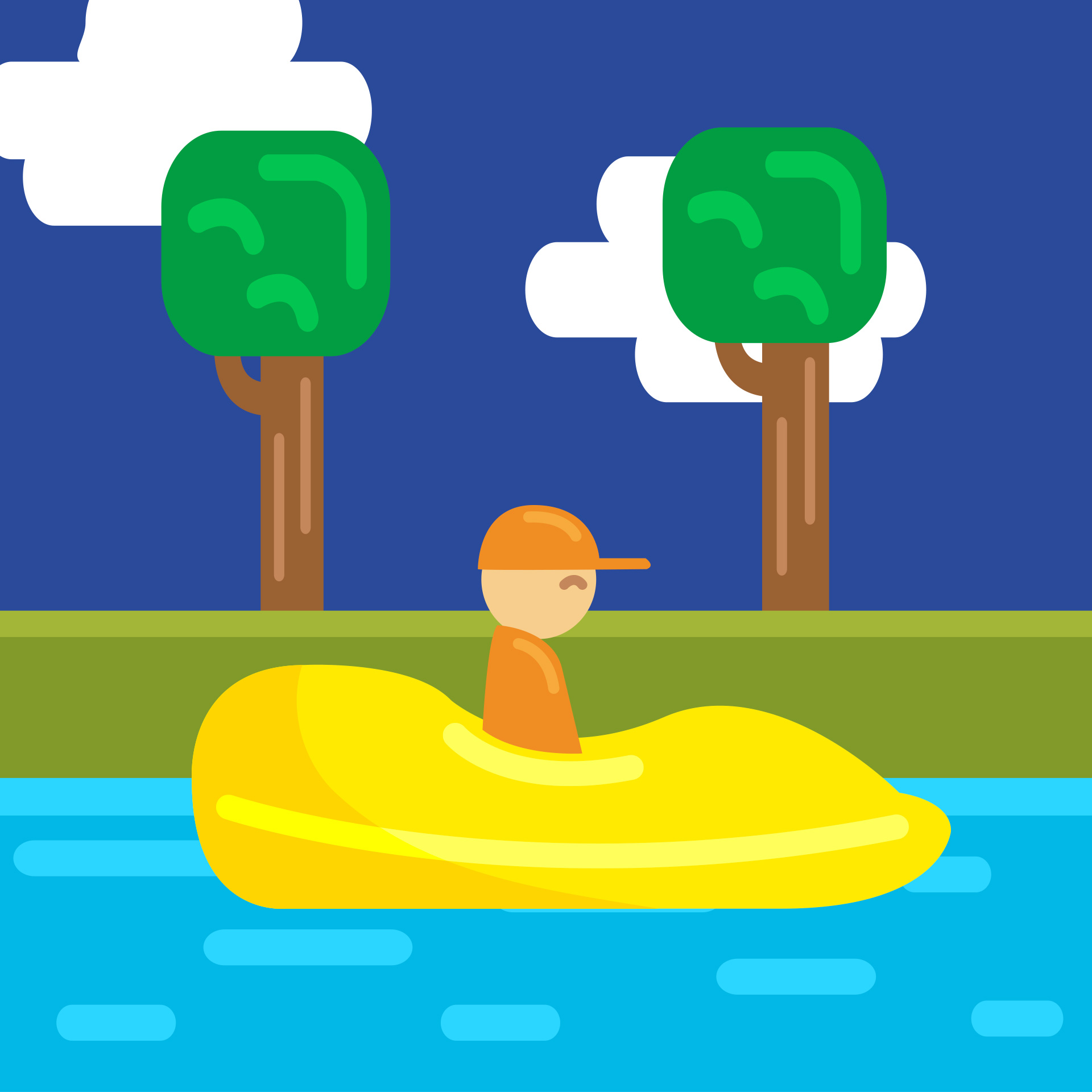 Remar en el Lago de Chapultepec