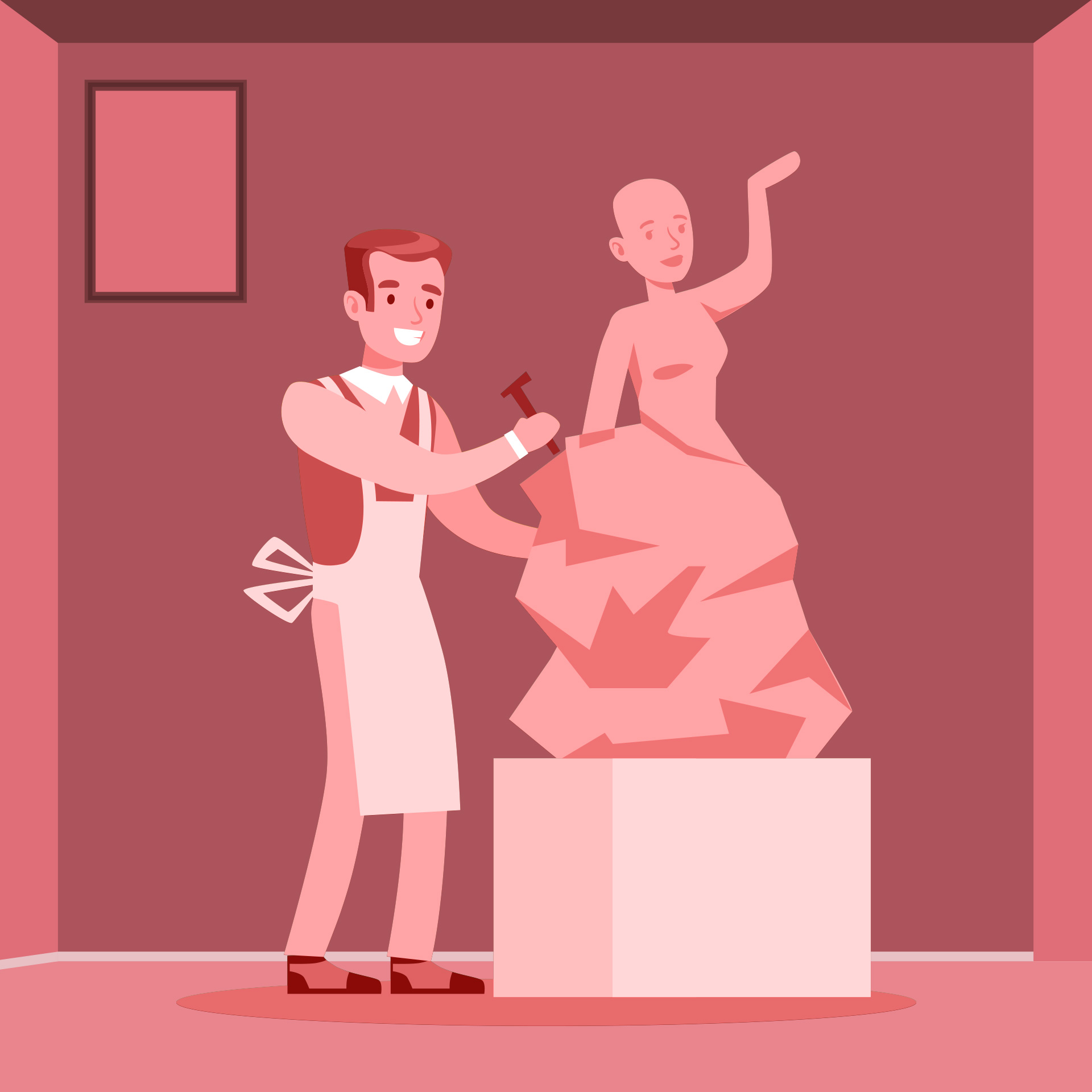 Crear algo artístico