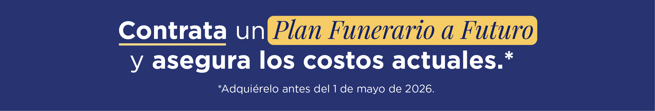Contratar un Plan Funerario - Contactar